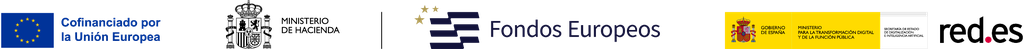 Cofinanciado por la Unión Europea · Ministerio de Hacienda · Fondos Europeos · red.es